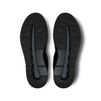 Zapatillas On Running THE ROGER Advantage W All Black, detalle de las suelas, par