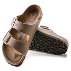 Sandalias Birkenstock Arizona Oiled Tabacco Brown Soft, detalle de la suela