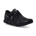 Zapatillas On Running Cloud 5 All Black - Women, vista principal, perfil en ángulo