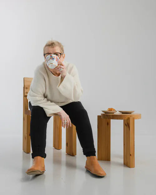 Hanko Fawn Tan, en uso, imagen de estilo de vida