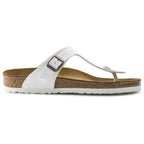 Sandalias Birkenstock Gizeh White, perfil lateral