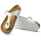 Sandalias Birkenstock Gizeh White, detalle de la suela