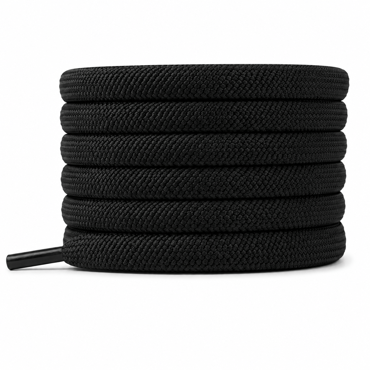 cuidado Rumbos Cordon Elasticado Black, cordón enrollado, vista de producto