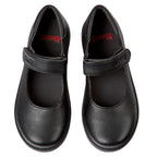 Sandalias Camper Spiral Comet Kids Negro, vista cenital del par