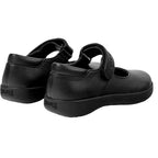 Sandalias Camper Spiral Comet Kids Negro, vista trasera en tres cuartos