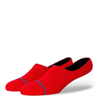 Calcetines Stance Icon No show Red, par completo en tres cuartos