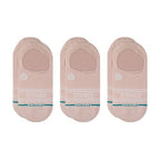 Calcetines Stance Vital No show 3pack Pink, pack de tres vista trasera