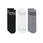 Calcetines Stance Vital Quarter 3pack Multicolor, tres pares de calcetines de pie
