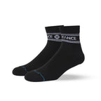 Calcetines Stance Vital Quarter 3pack Multicolor, par de calcetines negro puesto