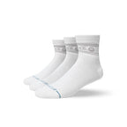 Calcetines Stance Vital Quarter 3pack White, tres pares de calcetines, vista frontal