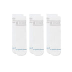Calcetines Stance Vital Quarter 3pack White, tres pares de calcetines, vista trasera