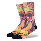 Calcetines Stance Gooey Black, par de calcetines en maniquí, vista frontal