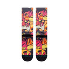 Calcetines Stance Gooey Black, par de calcetines extendidos, vista plana