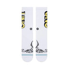 Calcetines Stance Uno X Cartoon white, par de calcetines en maniquí, vista trasera (1)