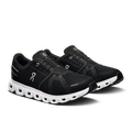 Zapatillas On Running Cloud 6 M Black | White, par completo en tres cuartos