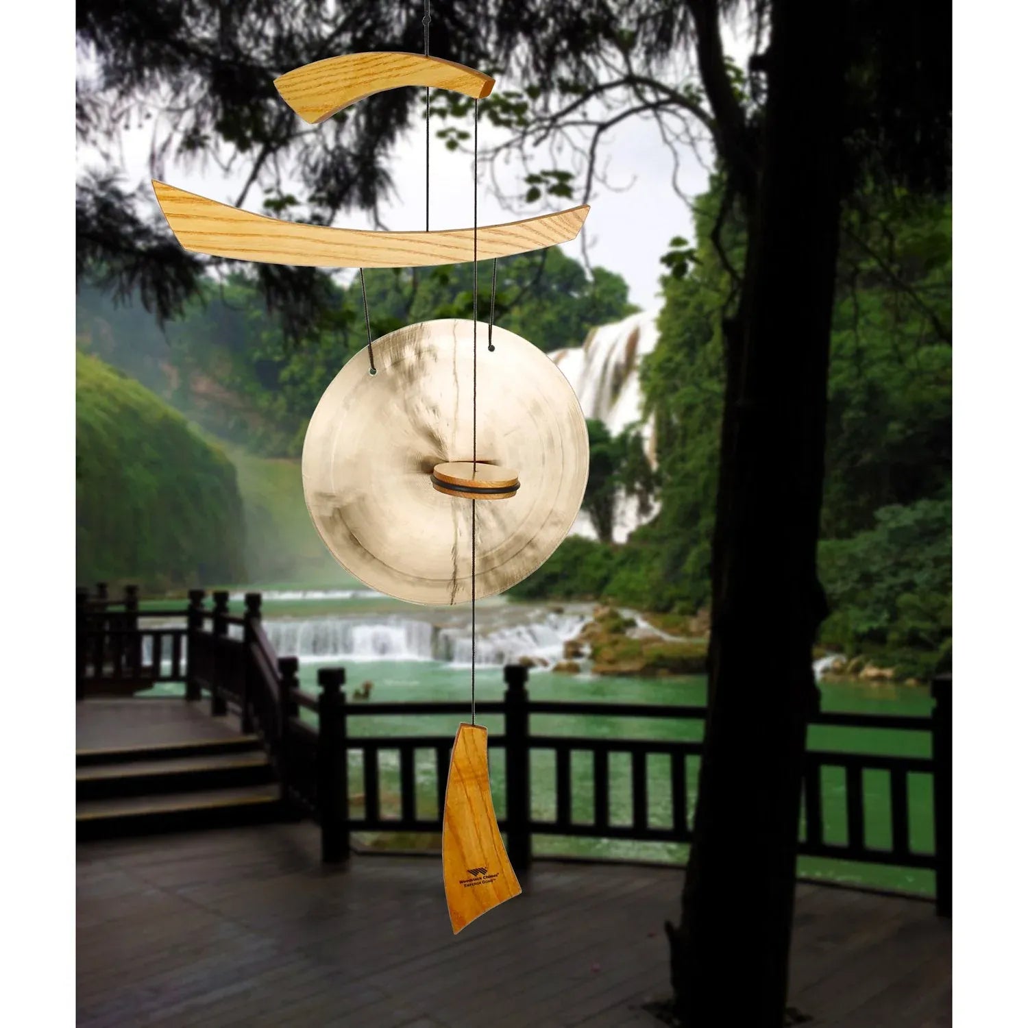 Chimes Woodstock Emperor Gong - Medium, Natural