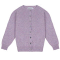 Sweater Harley of Scotland Cardigan Harley Mujer Heliotrope, prenda completa, vista frontal