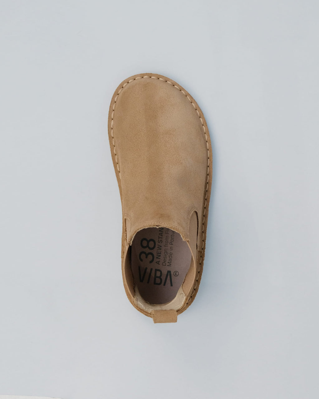 Botas y Botines VIBAe Helsinki Desert Sand, vista cenital