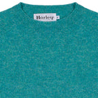 Sweater Harley of Scotland Sweater Harley Hombre Hummingbird, detalle del cuello y etiqueta