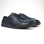 Zapatos Camper Peu Cami Azul, vista frontal en tres cuartos