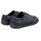 Zapatos Camper Peu Cami Azul, vista trasera en tres cuartos