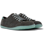Zapatos Camper Peu Cami Gris, vista frontal en tres cuartos