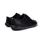 Zapatos Camper Wagon Negro, vista trasera en tres cuartos