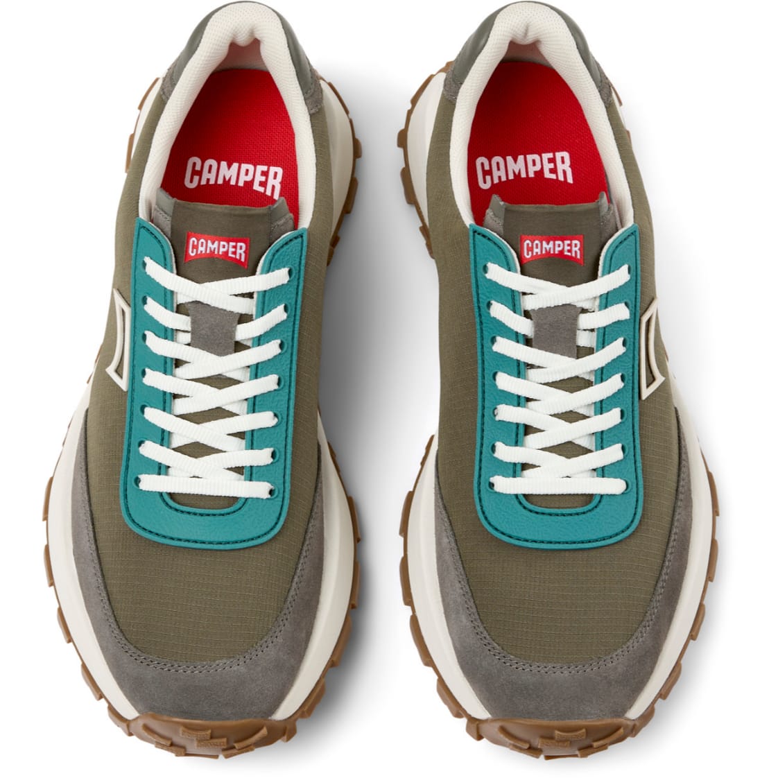 Zapatillas Camper Drift Trail Verde Hombre vista superior