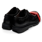 Zapatos Camper Junction Negro, vista trasera en tres cuartos