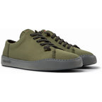 Zapatillas Camper Peu Touring Verde, vista frontal en tres cuartos
