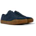 Zapatos Camper Peu Terreno Azul, vista frontal en tres cuartos