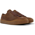 Zapatos Camper Peu Terreno Marrón, vista frontal en tres cuartos