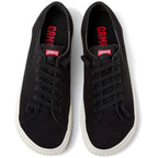 Zapatillas Camper Peu Roda Negro, vista cenital del par
