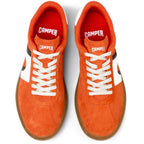 Zapatillas Camper Pelotas Soller Rojo, vista cenital del par