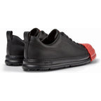 Zapatillas Camper Junction Runner Negro, vista trasera en tres cuartos
