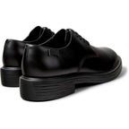 Zapatos Camper Dean Negro, vista trasera en tres cuartos