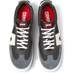 Zapatillas Camper Runner K21 Gris/negro, vista cenital del par