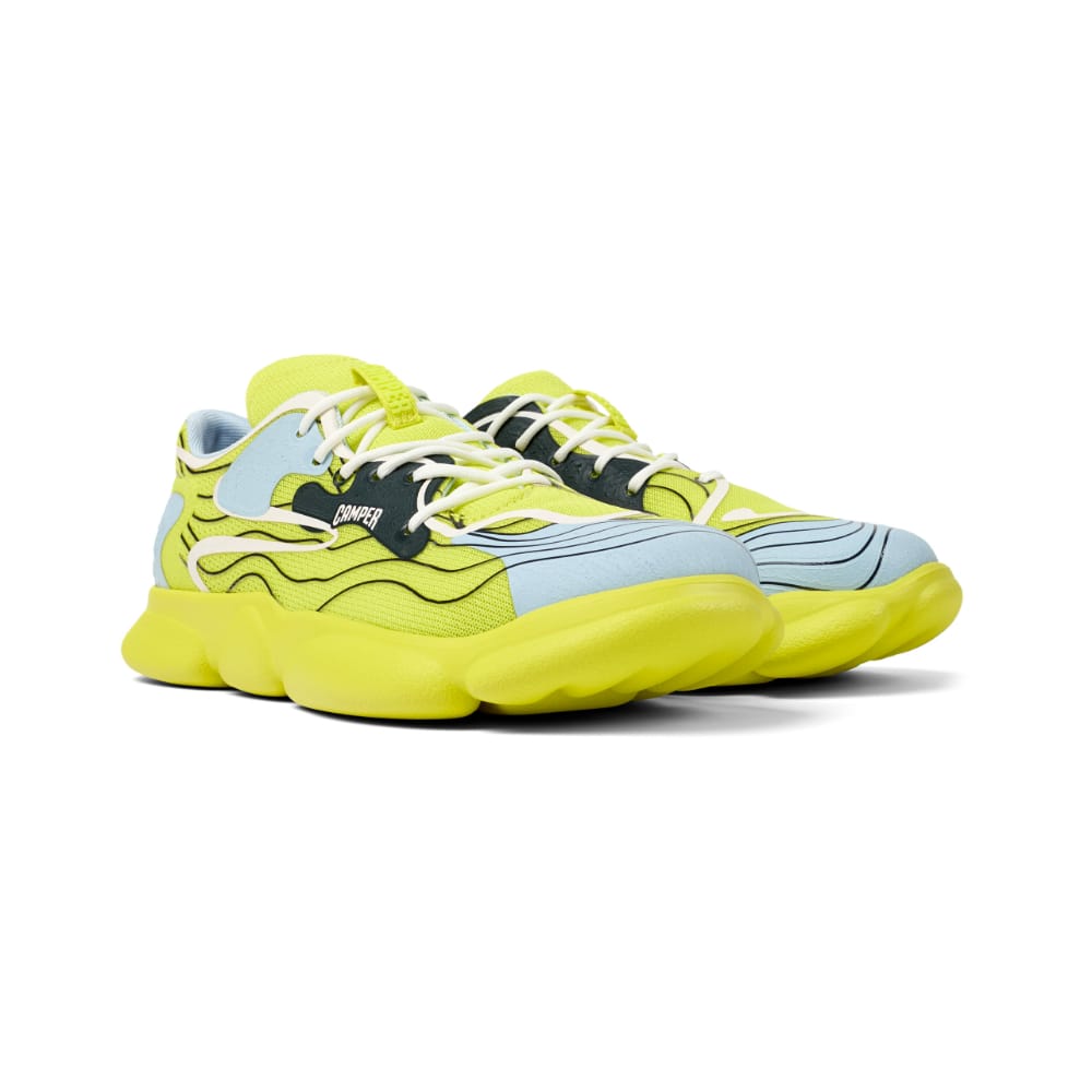 Zapatillas Camper Karst Multicolor, vista frontal en tres cuartos