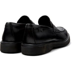 Zapatos Camper Norman Negro, vista trasera en tres cuartos