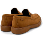 Zapatos Camper Norman Marrón, vista trasera en tres cuartos