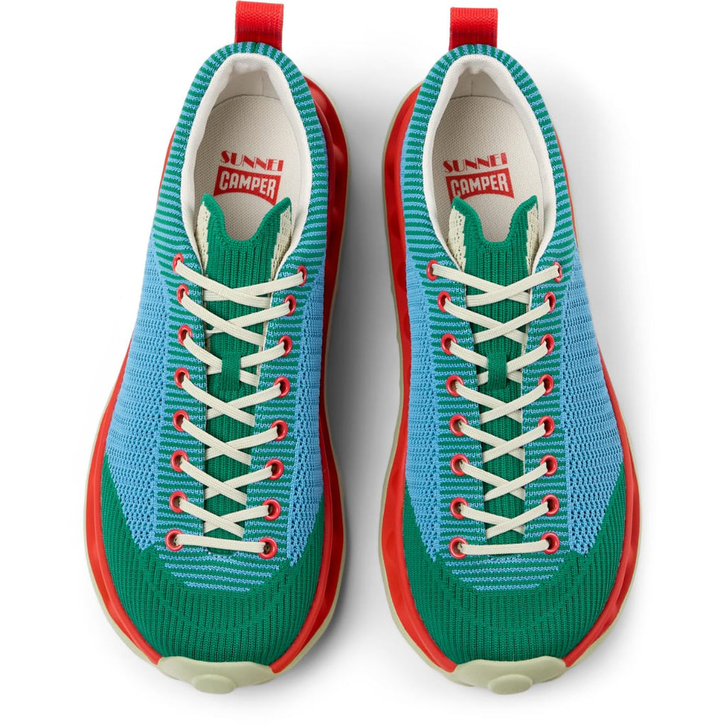 Zapatillas Camper Pelotissima Sunnei Multicolor Verde Hombre vista superior