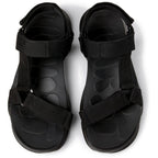Sandalias Camper Karst Sandal Negro, vista cenital del par