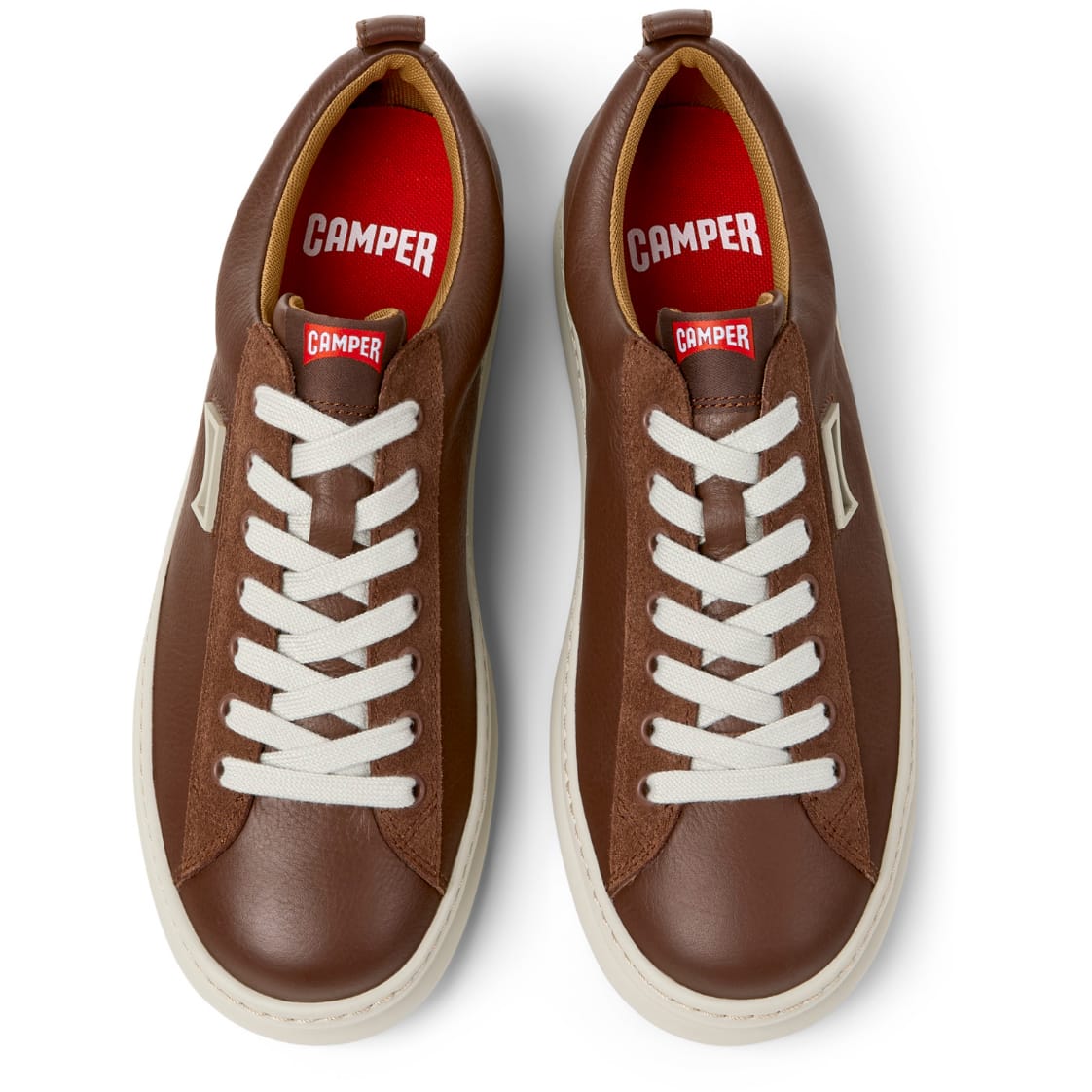 Zapatillas Camper Runner Four Marrón Hombre vista superior