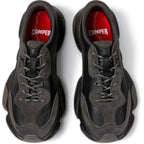 Zapatillas Camper karst Negro/Gris, vista cenital del par