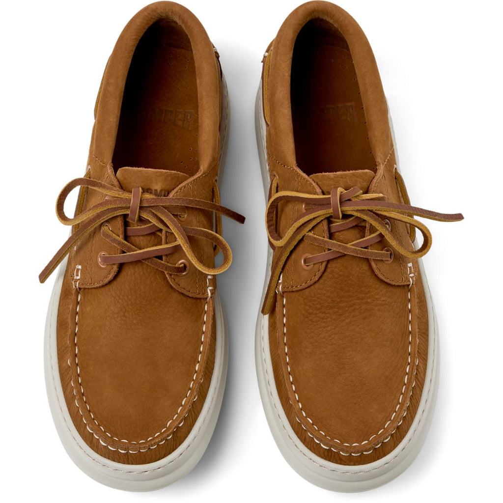 Mocasines Camper Runner Four Marrón Hombre vista superior