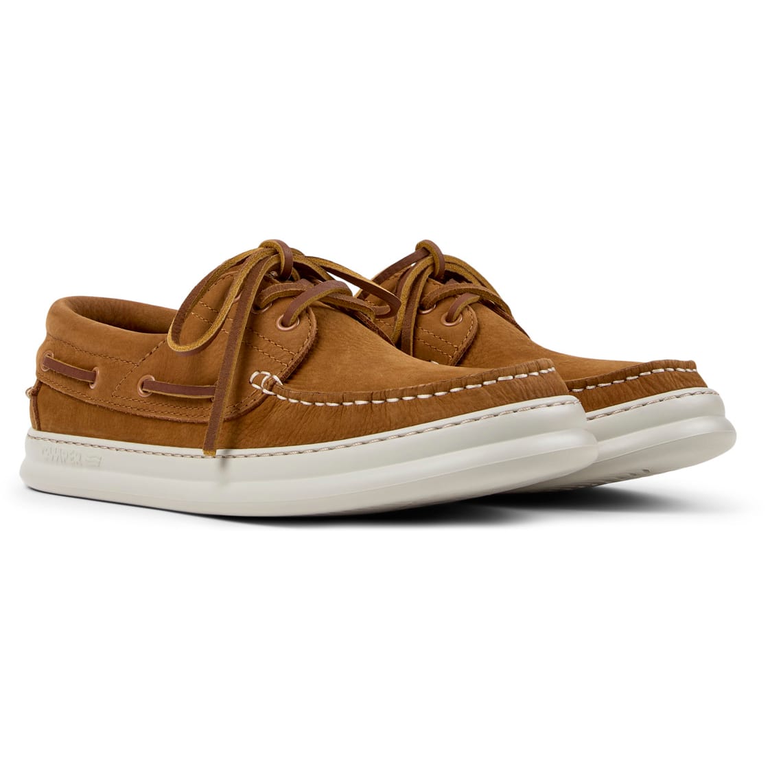 Mocasines Camper Runner Four Marrón Hombre vista frontal
