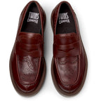 Mocasines Camper Twins Marrón Hombre vista superior