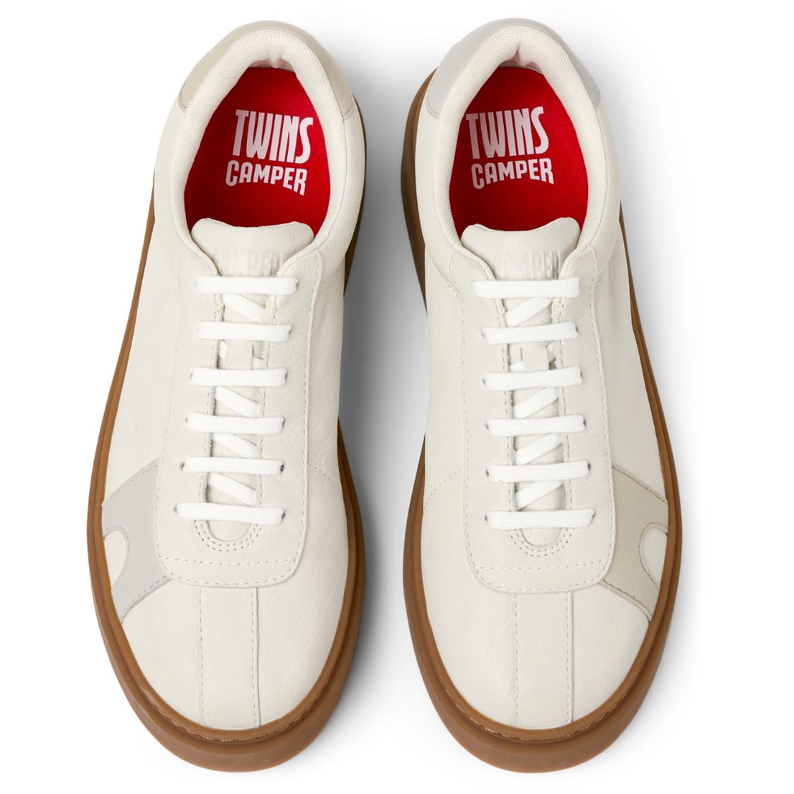 Zapatillas Camper Twins Blanco Hombre vista superior