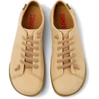 Zapatos Camper Peu Cami Beige, vista cenital del par