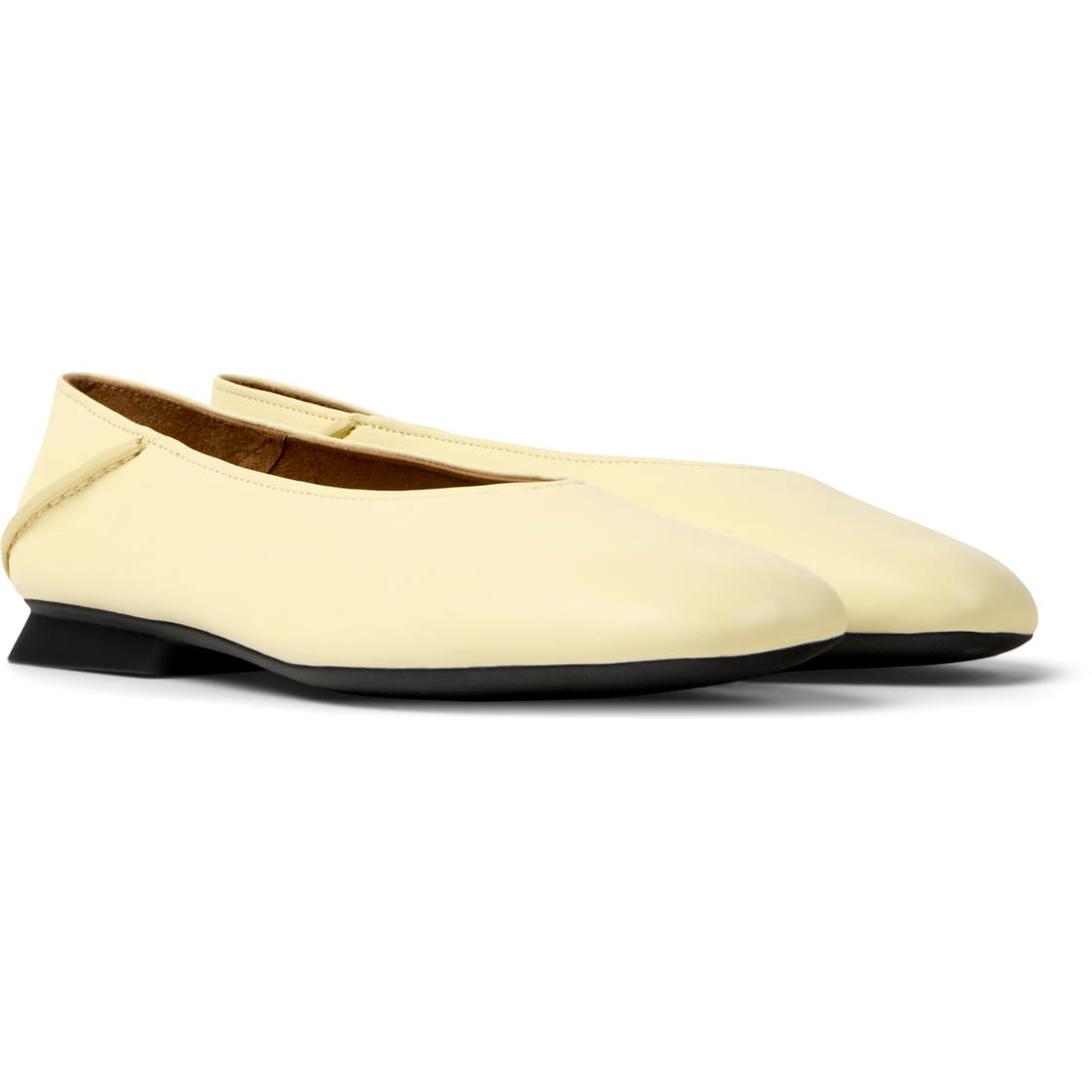 Ballerinas Camper Casi Myra Amarillo Mujer vista frontal